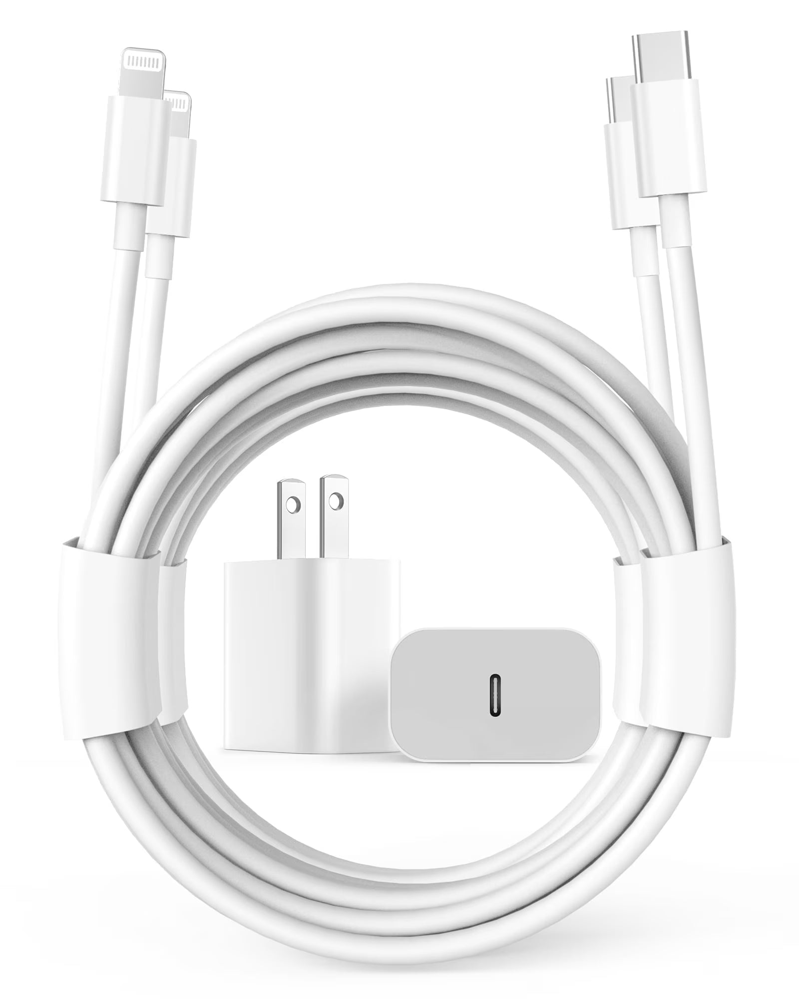 2Pack 20W Type C Charger Block with 6Ft USB C to L Cable, PD Fast Charger Compatible with Iphone, Ipad, Ipod - GadgifyLab