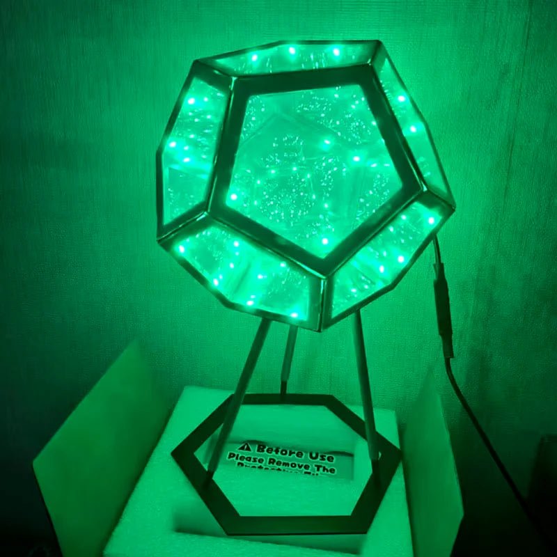 3D Cube Light Creative Cool Infinite Dodecahedron Nightlight Colorful Art Light USB Nightlight Girls Birthday Christmas Gift - GadgifyLab