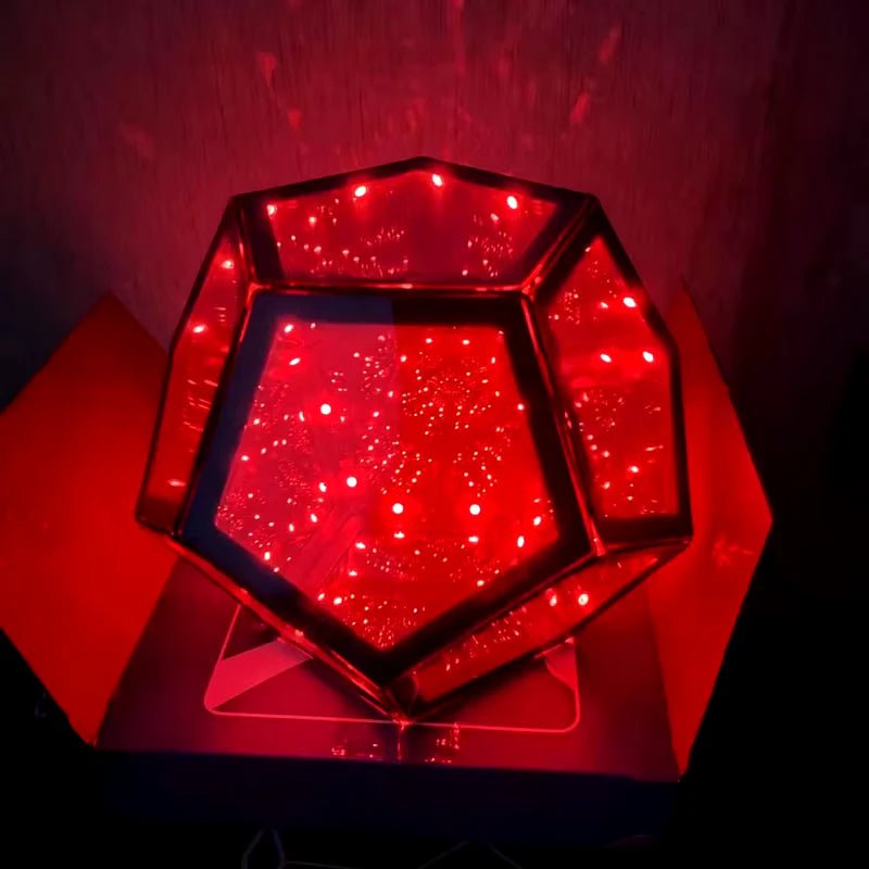 3D Cube Light Creative Cool Infinite Dodecahedron Nightlight Colorful Art Light USB Nightlight Girls Birthday Christmas Gift - GadgifyLab