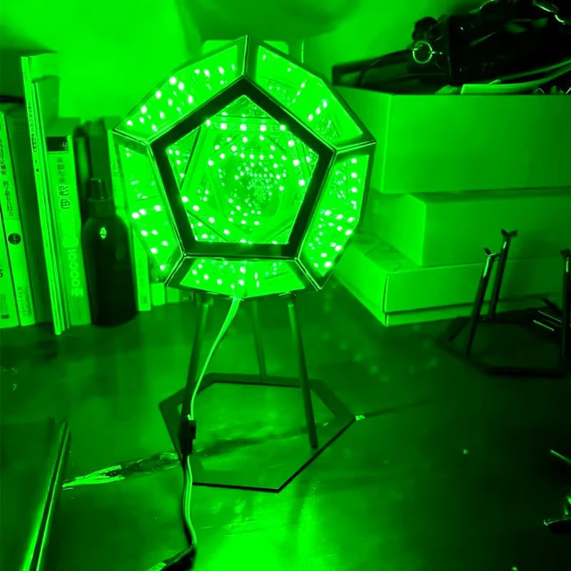 3D Cube Light Creative Cool Infinite Dodecahedron Nightlight Colorful Art Light USB Nightlight Girls Birthday Christmas Gift - GadgifyLab