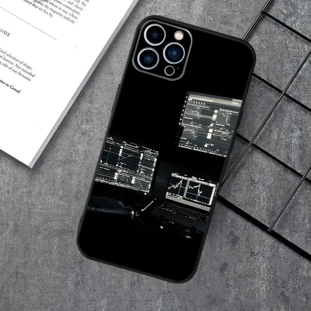 Black Rear Cover Anti - fall Protective Case Phone Case - GadgifyLab
