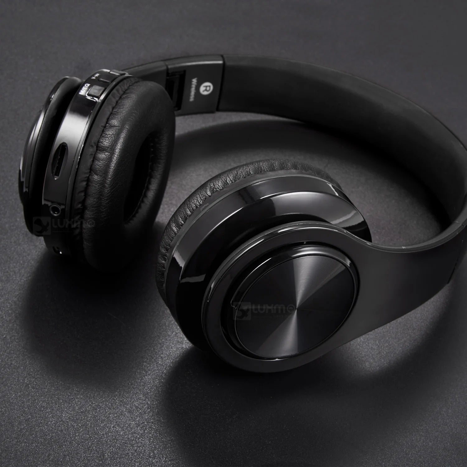 Bluetooth Headphones over Ear, LUXMO Wireless Noise Cancelling Headphones Foldable Stereo Headset with Mic, Rechargeable Headphones Handsfree Headphones for PC, Laptops and Smartphones - GadgifyLab