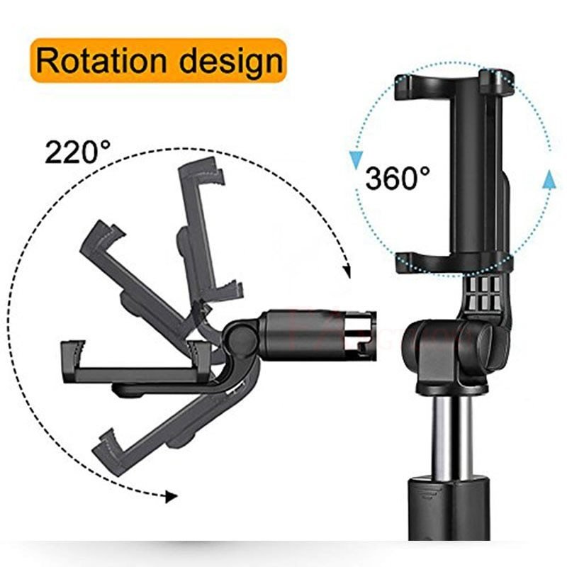 Compatible with Apple, Tripod Selfie Stick Mobile Universal Live Triangle Bracket One Bluetooth Selfie Artifact - GadgifyLabPhone Accessories
