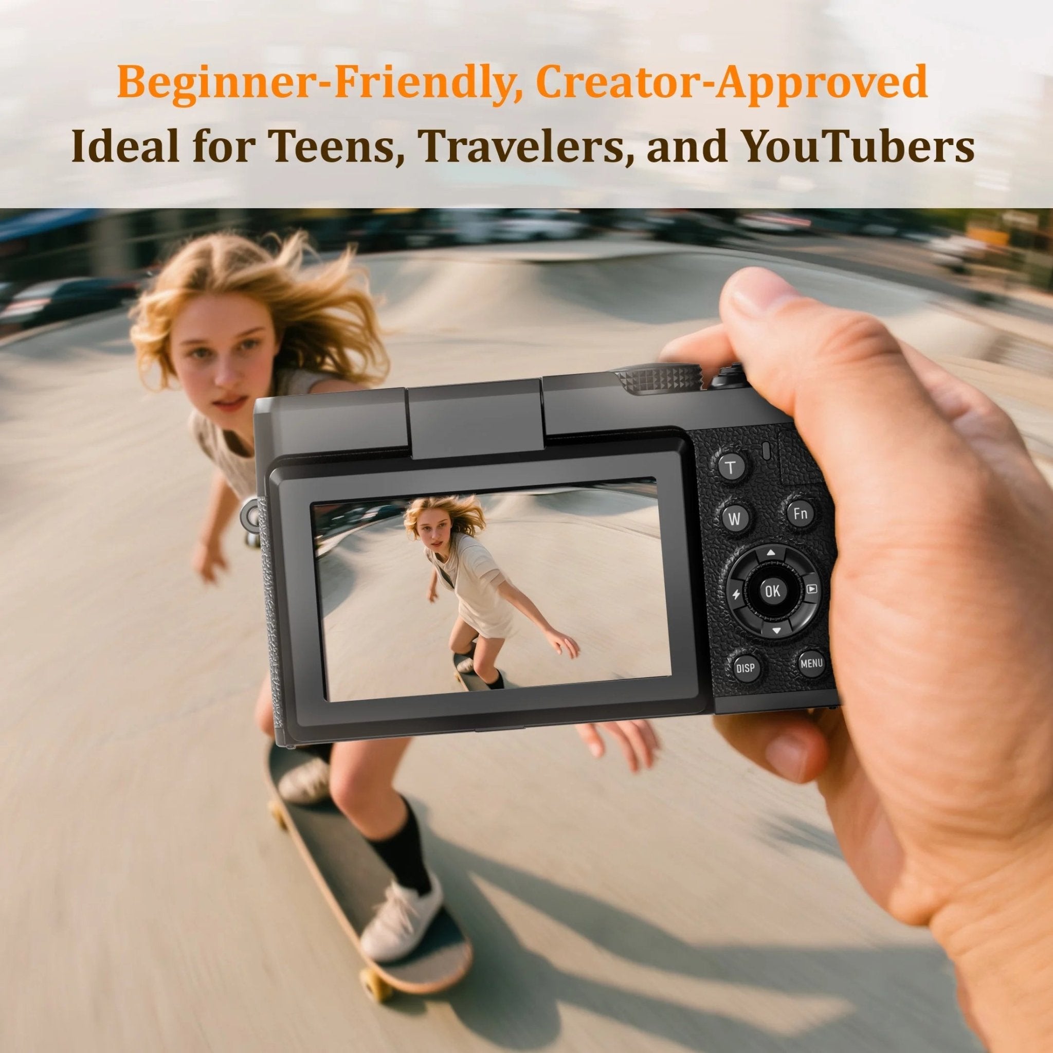 Digital Camera 4K 56MP Cameras for Photography for Youtube with 32GB SD Card - GadgifyLab