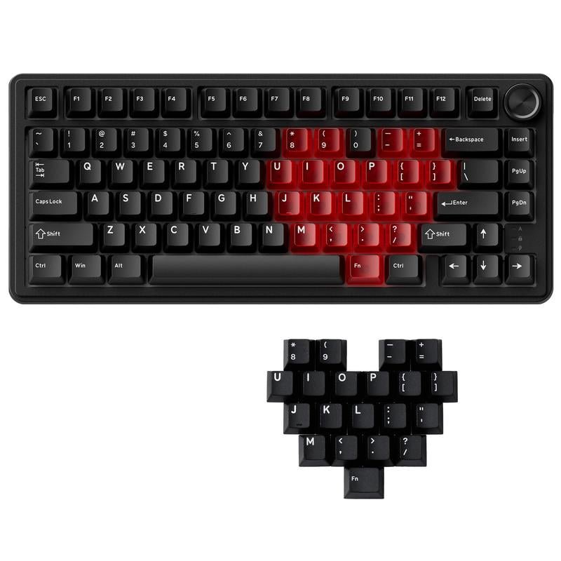 Elevate Your Gaming Experience with the XVX M75 Lumina Tri - Mode 75% Mechanical Wireless Keyboard featuring Enhanced Control Knob - GadgifyLab