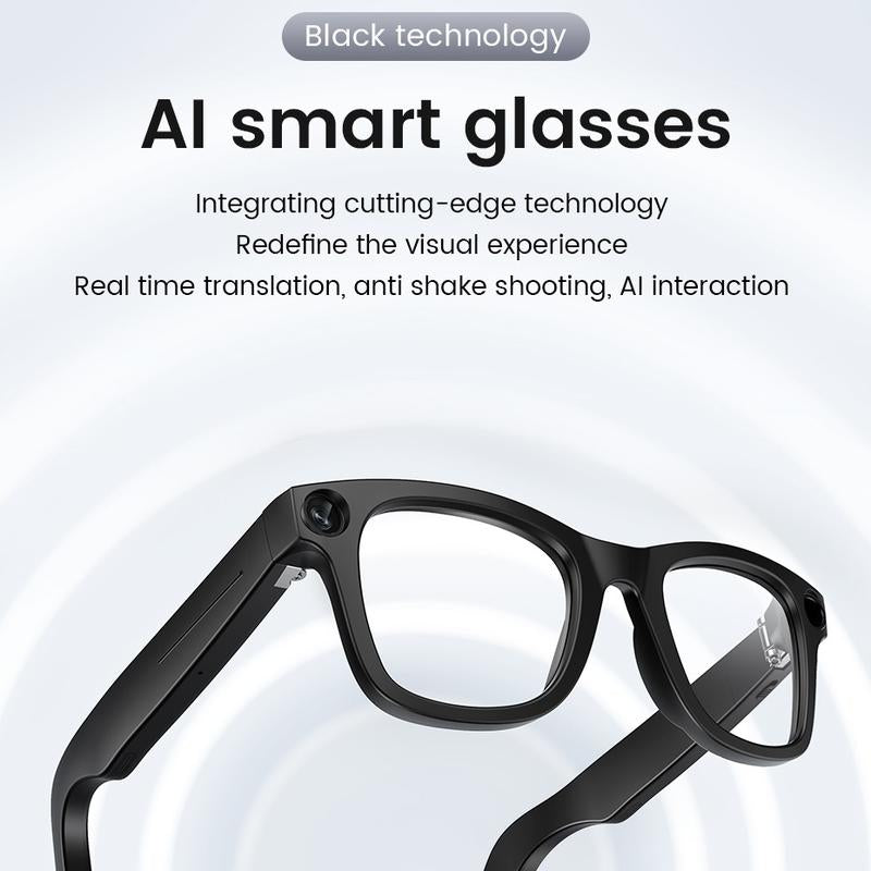 Experience the Future with Evomi Touch - Control Bluetooth Smart Glasses - HD Camera, Wireless Connectivity, and Dual Interchangeable Lenses for Day and Night Use - GadgifyLab