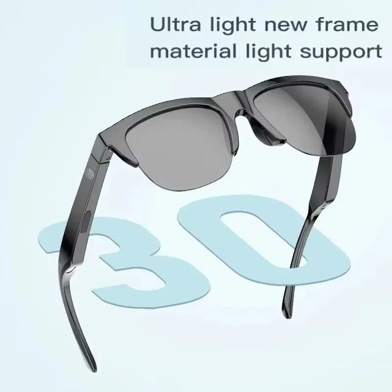 Good New Smart Sunglasses Glasses Bluetooth Call AI Intelligent Headphones HIFI Blue Light Waterproof Anti - UV For Men Women Gift - GadgifyLab