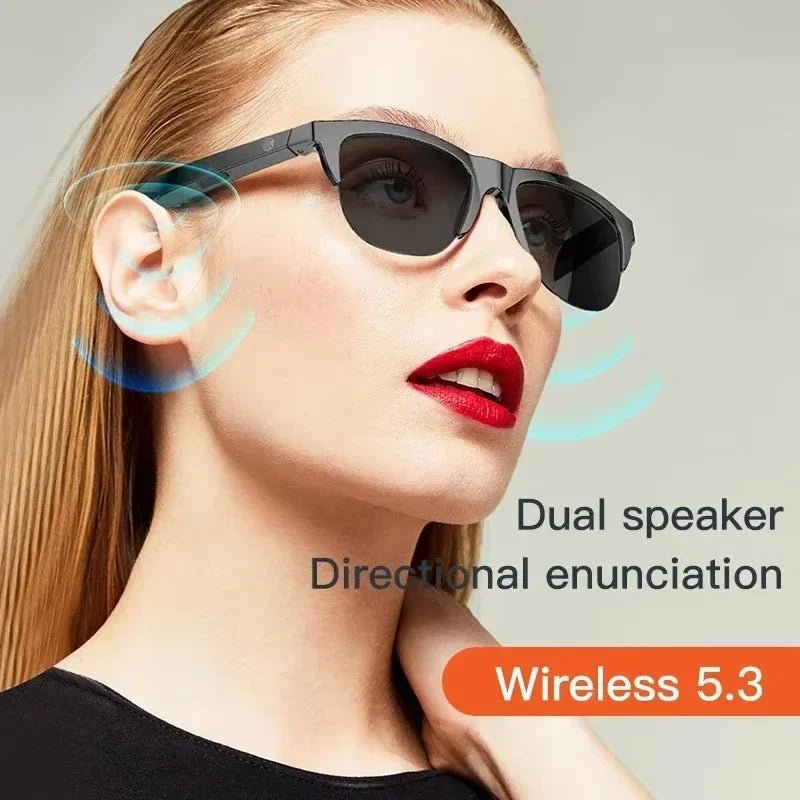 Good New Smart Sunglasses Glasses Bluetooth Call AI Intelligent Headphones HIFI Blue Light Waterproof Anti - UV For Men Women Gift - GadgifyLab