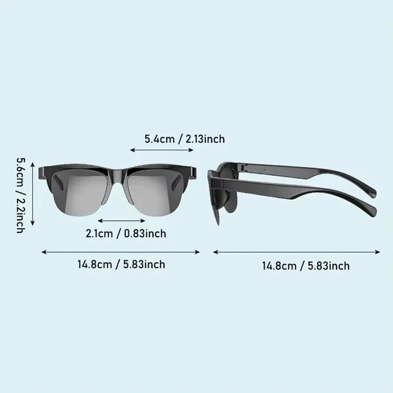 Good New Smart Sunglasses Glasses Bluetooth Call AI Intelligent Headphones HIFI Blue Light Waterproof Anti - UV For Men Women Gift - GadgifyLab