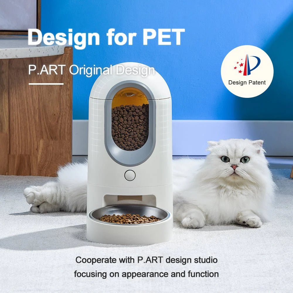 HEYBO Automatic Cat Feeder Timed Cat Food Dispenser Wifi with APP Control for Remote - GadgifyLab