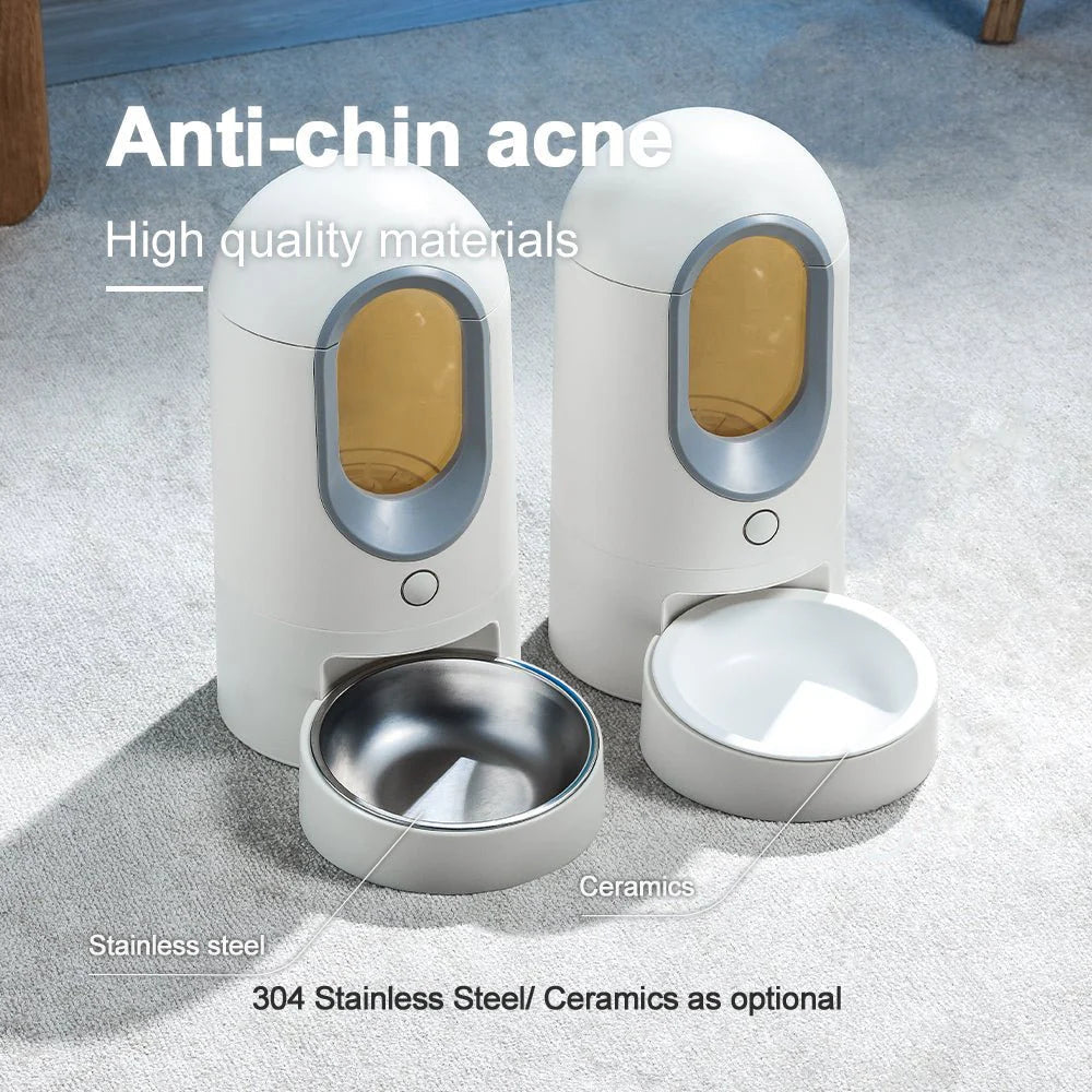 HEYBO Automatic Cat Feeder Timed Cat Food Dispenser Wifi with APP Control for Remote - GadgifyLab