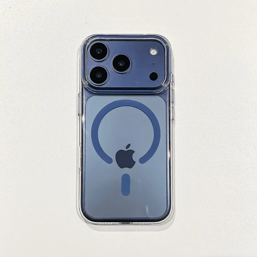 Magnetic Transparent iPhone17 Case Question Mark Anti - Fall High - End Protection Compatible With Apple 16 15 Pro Max - GadgifyLab
