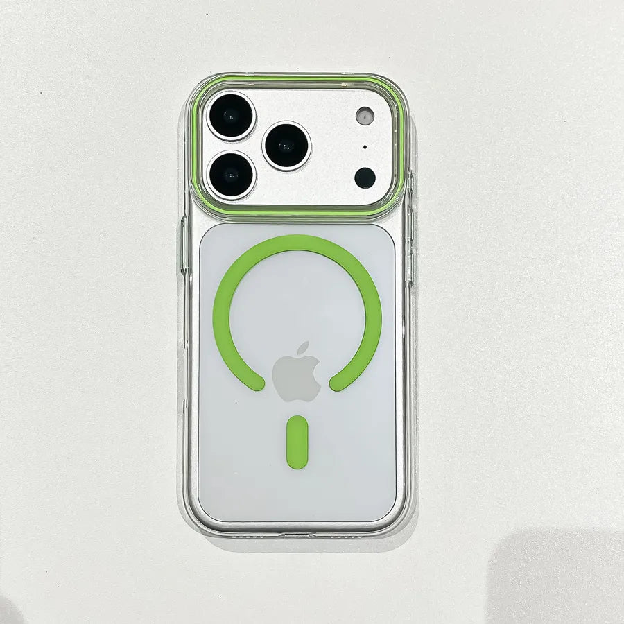 Magnetic Transparent iPhone17 Case Question Mark Anti - Fall High - End Protection Compatible With Apple 16 15 Pro Max - GadgifyLab