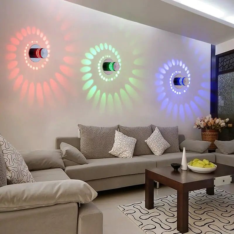 Modern LED Color - Changing Corridor Wall Light Fixture - GadgifyLab
