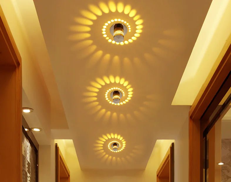 Modern LED Color - Changing Corridor Wall Light Fixture - GadgifyLab