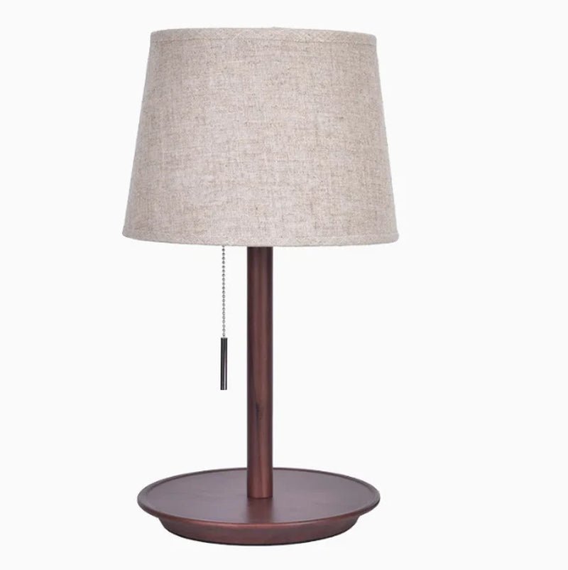 Oak Hardwood Bedroom Nightstand Light - GadgifyLab
