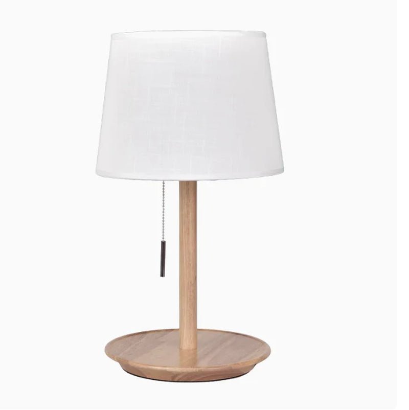 Oak Hardwood Bedroom Nightstand Light - GadgifyLab