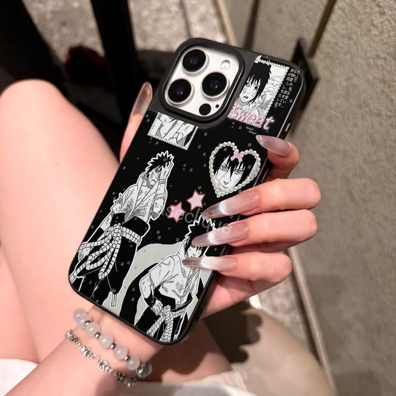 Protect Your Phone in Style with Our Black Themed Collage Case Featuring Iconic Manga Scenes – A Must - Have for True Fans! - GadgifyLab