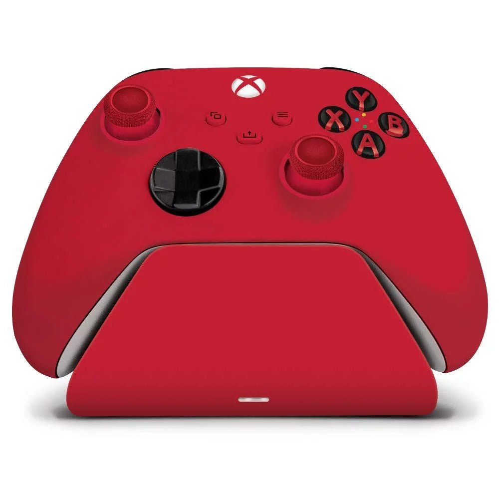 Pulse Red Universal Xbox Pro Charging Stand with 1100 Mah Rechargeable Battery, Charging Station for Xbox Series XS and Xbox One - GadgifyLab
