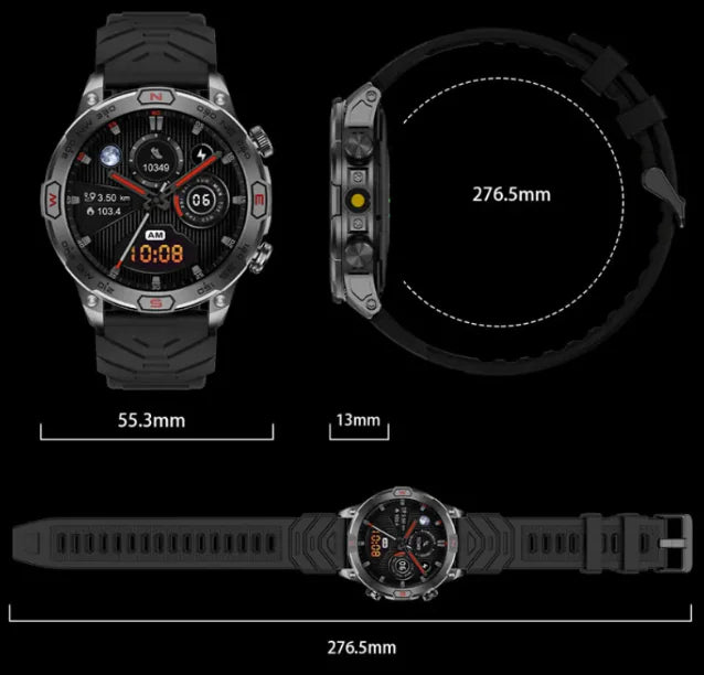 Smartwatch with AMOLED Display - GadgifyLab