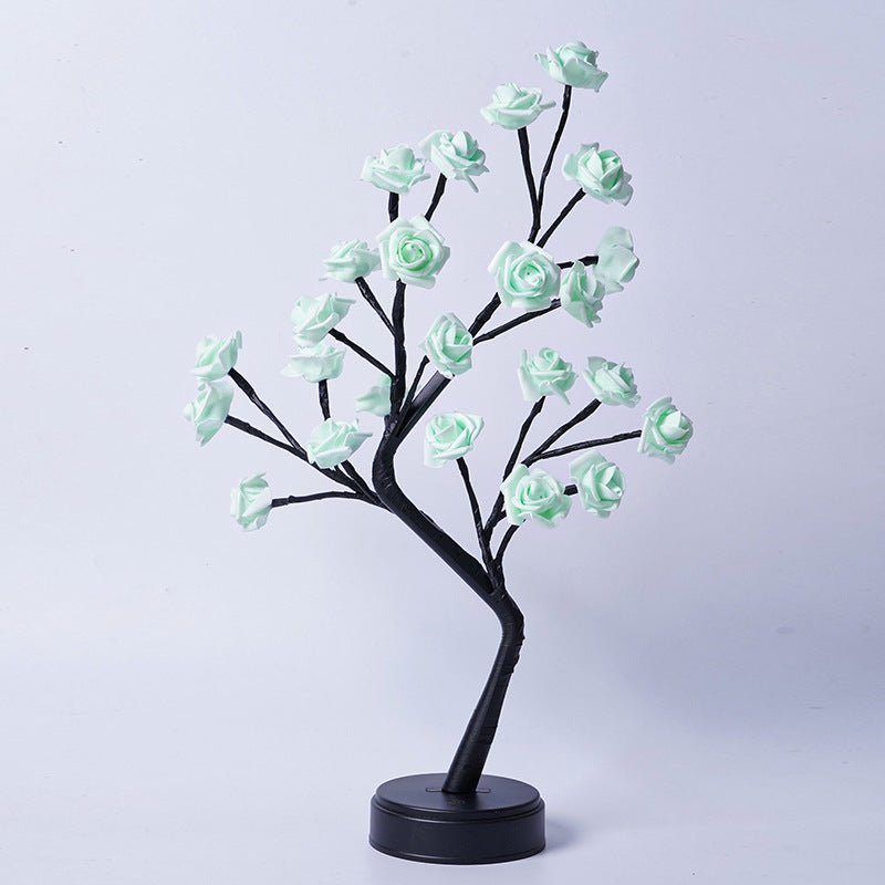 Table Lamp Flower Tree Rose Lamps Fairy Desk Night Lights USB Operated Gifts For Wedding Valentine Christmas Decoration - GadgifyLabTable Lamps