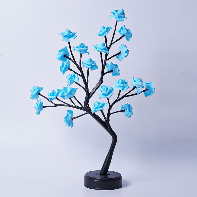 Table Lamp Flower Tree Rose Lamps Fairy Desk Night Lights USB Operated Gifts For Wedding Valentine Christmas Decoration - GadgifyLabTable Lamps