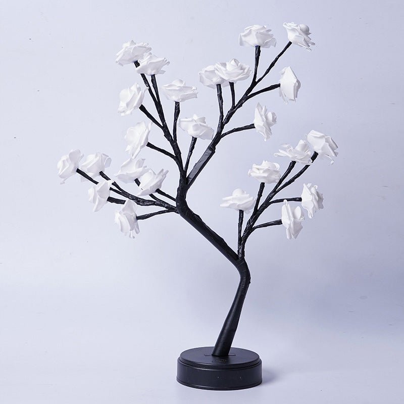 Table Lamp Flower Tree Rose Lamps Fairy Desk Night Lights USB Operated Gifts For Wedding Valentine Christmas Decoration - GadgifyLabTable Lamps