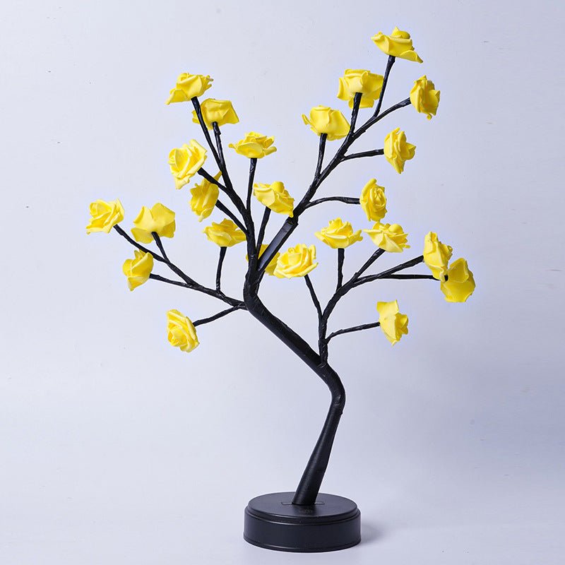 Table Lamp Flower Tree Rose Lamps Fairy Desk Night Lights USB Operated Gifts For Wedding Valentine Christmas Decoration - GadgifyLabTable Lamps