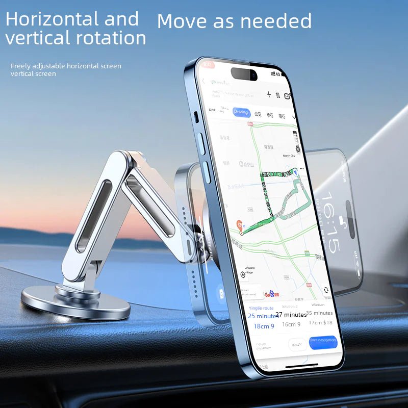 Tesla Magnetic Car Phone Holder with 360° Rotation - GadgifyLab