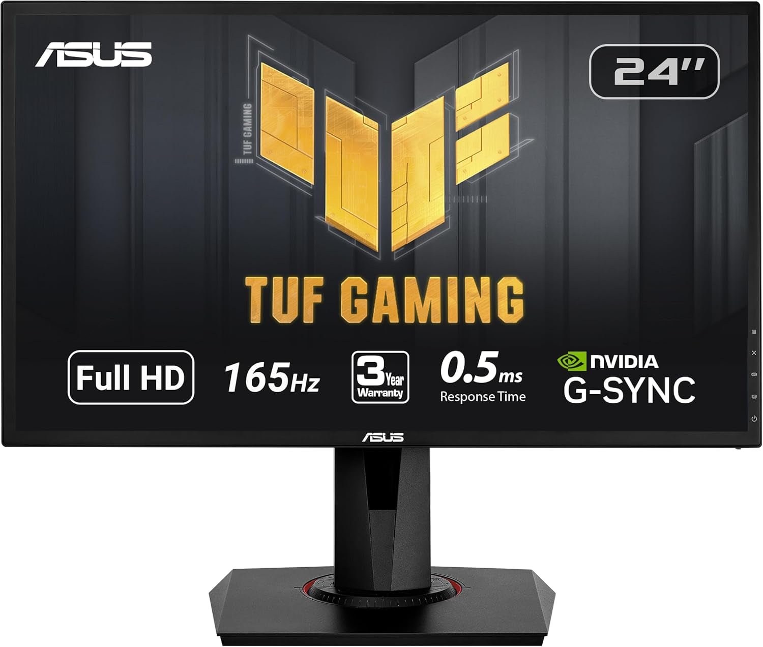 VG248QG 24" G - SYNC Gaming Monitor 165Hz 1080P 0.5Ms Eye Care with DP HDMI Dvi,Black - GadgifyLab