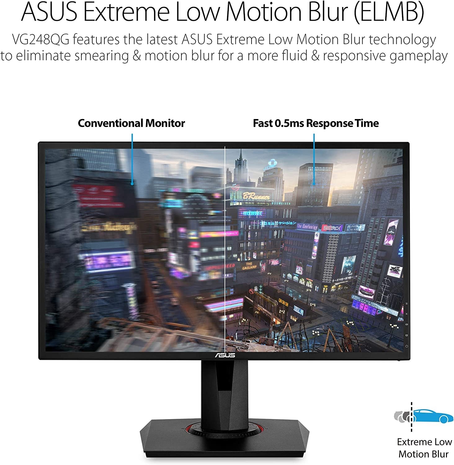 VG248QG 24" G - SYNC Gaming Monitor 165Hz 1080P 0.5Ms Eye Care with DP HDMI Dvi,Black - GadgifyLab