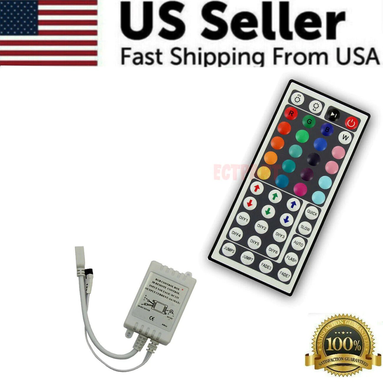 32FT LED SMD Strip Light Flexible 3528 RGB Remote Fairy Lights Room TV Party Bar - GadgifyLab