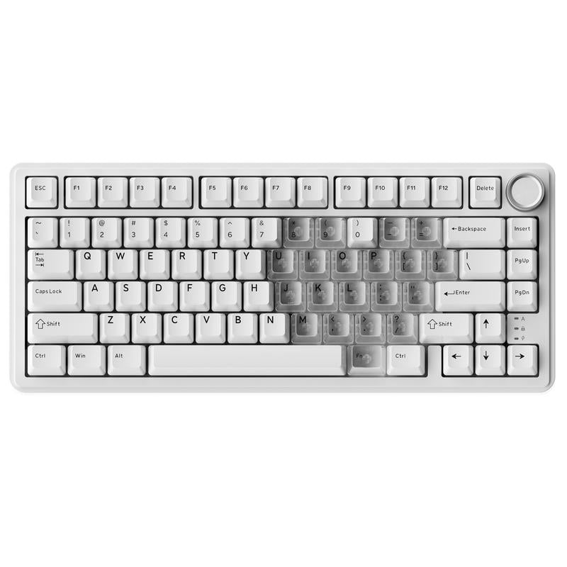 Elevate Your Gaming Experience with the XVX M75 Lumina Tri - Mode 75% Mechanical Wireless Keyboard featuring Enhanced Control Knob - GadgifyLab