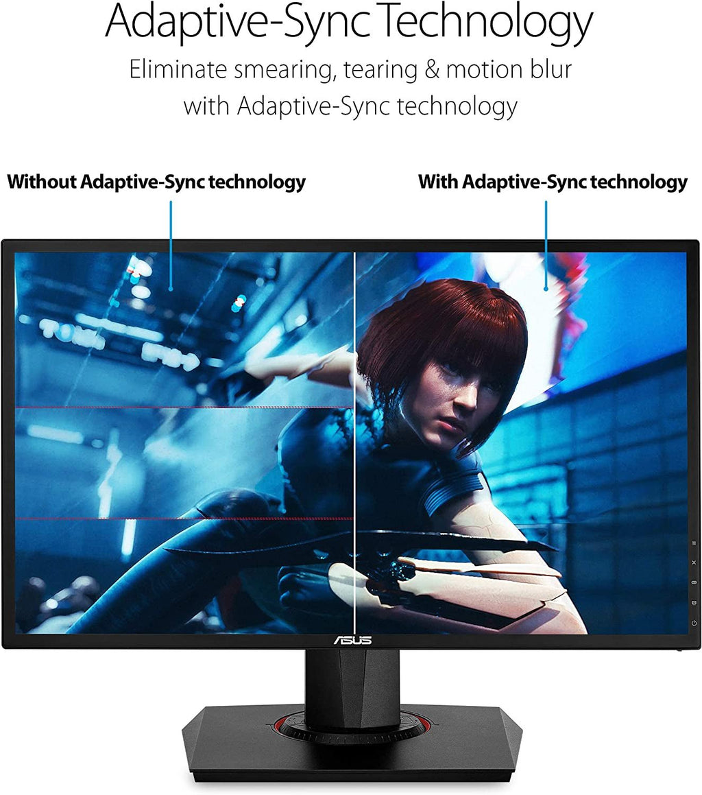 VG248QG 24" G - SYNC Gaming Monitor 165Hz 1080P 0.5Ms Eye Care with DP HDMI Dvi,Black - GadgifyLab